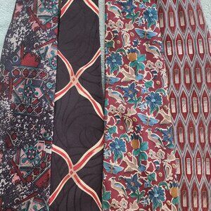 Lot of 4 100% silk ties